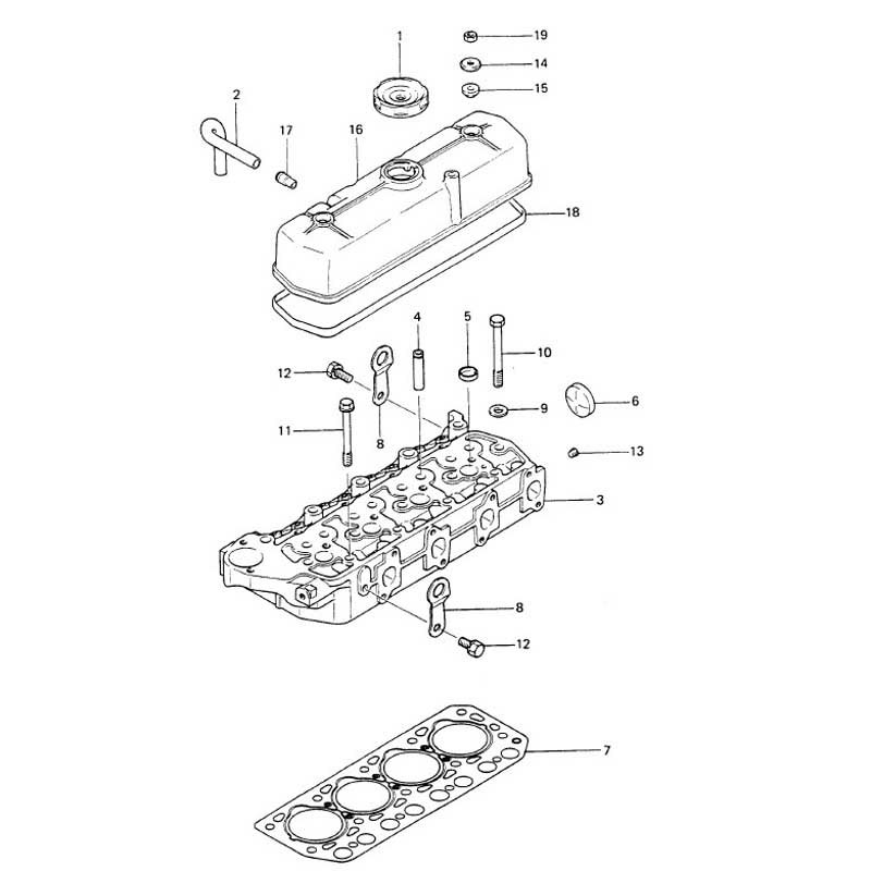 Vetus M4 Stm2624 Engine Cylinder Head Silber von Vetus