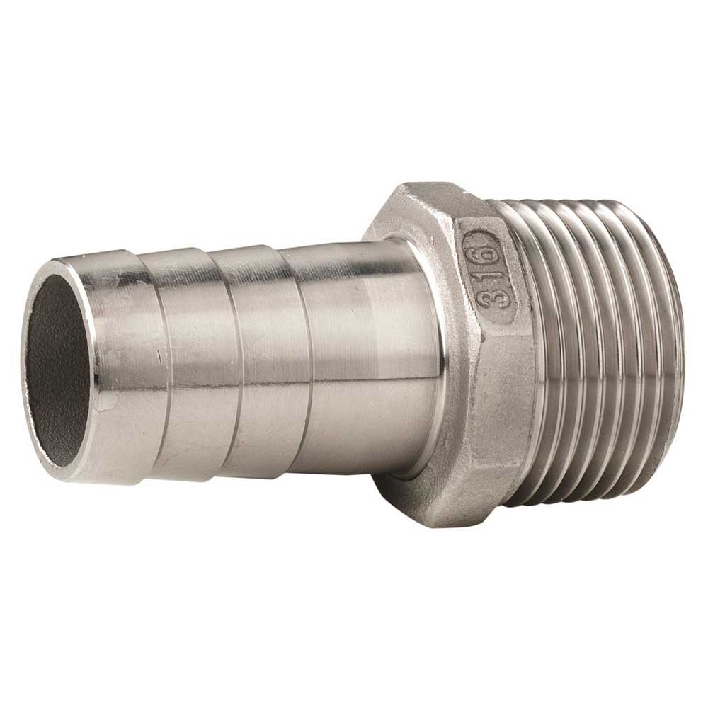 Vetus Male 1-1/2´´ Hose Conector Silber 38 mm von Vetus