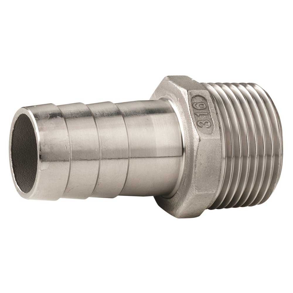 Vetus Male 1-1/4´´ Hose Conector Silber 38 mm von Vetus