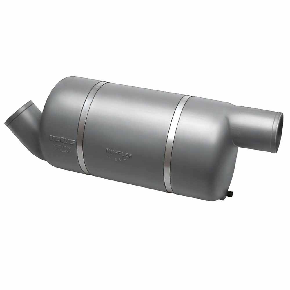 Vetus Mf090 Exhaust System Muffler Silber 90 mm von Vetus