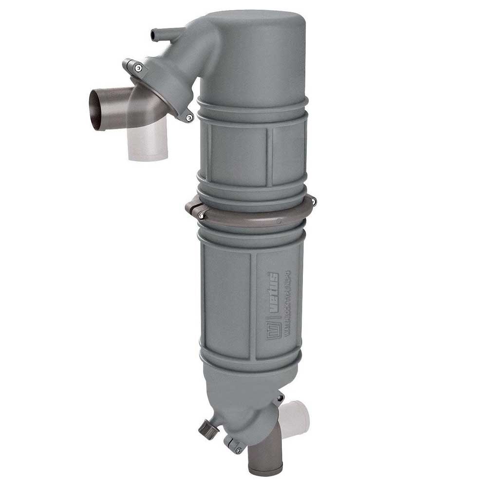 Vetus Nlpg Exhaust System Swan Neck Muffler With Silencer Silber 40 mm Vetus Nlpg Exhaust System Swan Neck Muffler With Silencer Silber 40 mm von Vetus