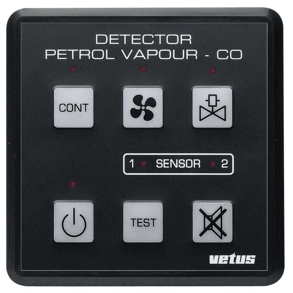 Vetus Pd1000 Gasoline Gas Detector With Sensors Schwarz von Vetus