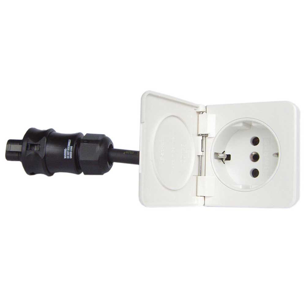 Vetus Schuko Recessed Power Outlet Weiß von Vetus