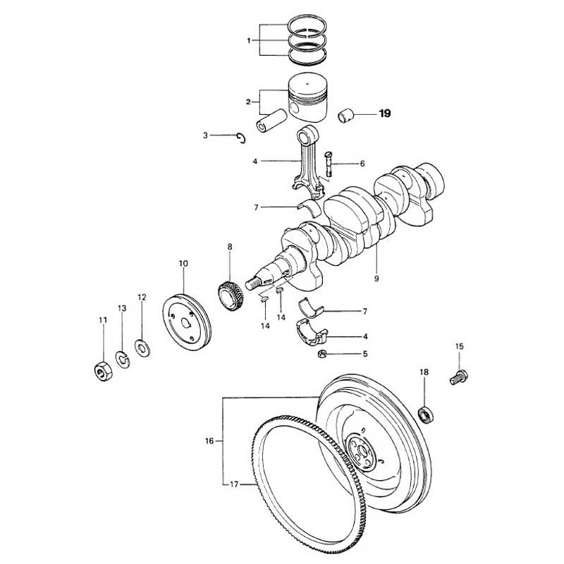 Vetus Stm2552 Standard Piston With Pin Silber von Vetus