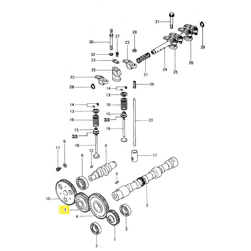 Vetus Stm2581 Idler Gear Silber von Vetus