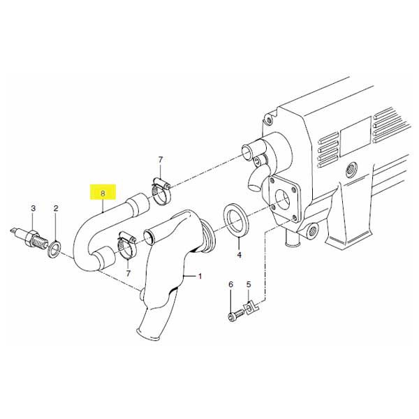 Vetus Stm4625 Hose Silber von Vetus