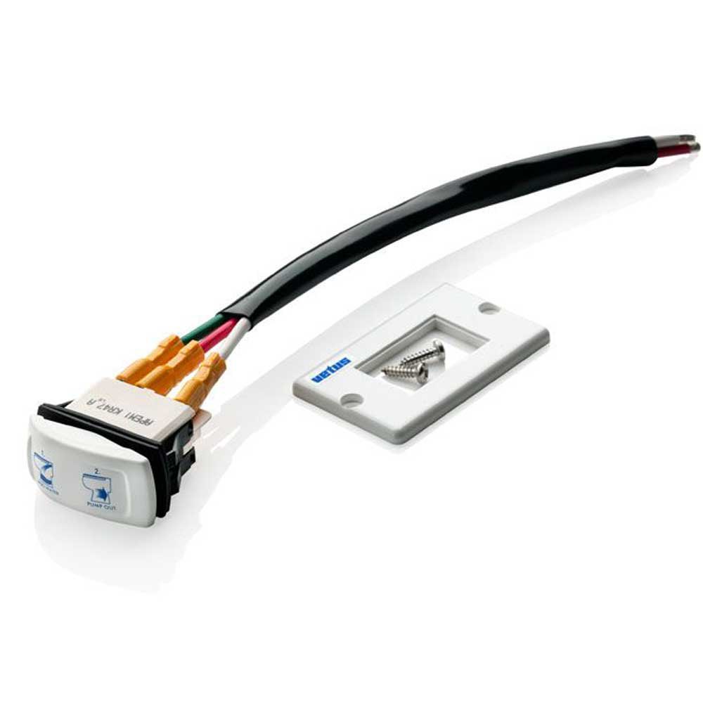 Vetus Wcps/smto25 Toilet Switch Silber 45 x 75 mm Vetus Wcps/smto25 Toilet Switch Silber 45 x 75 mm von Vetus