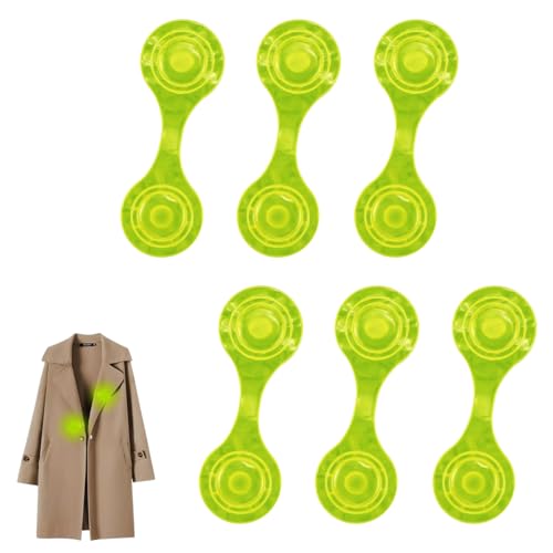 Vexran 6 Stück Magnetische Reflektoren, Reflektierende Ansteckmagnete, Reflektor Clips Kinder, Reflektor Clips Anhänger für Rucksack, Schulranzen, Kleidung, Jacke, Kinderwagen, Joggen, Fahrrad Vexran 6 Stück Magnetische Reflektoren, Reflektierende Ansteckmagnete, Reflektor Clips Kinder, Reflektor Clips Anhänger für Rucksack, Schulranzen, Kleidung, Jacke, Kinderwagen, Joggen, Fahrrad von Vexran