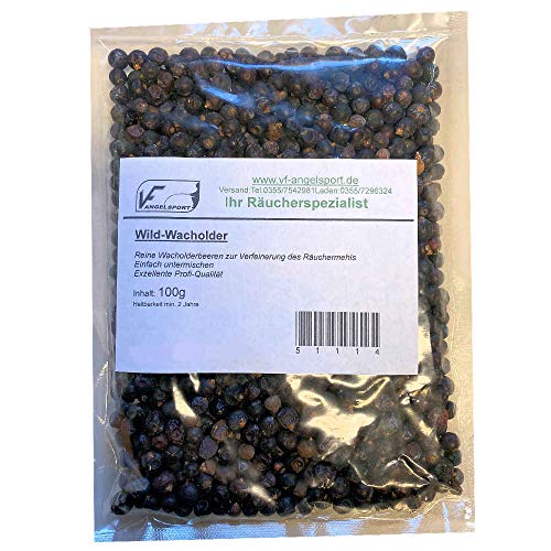 Vf-Angelsport Wildwacholderbeeren Zusatz für Räuchermehl 100g von Vf-Angelsport