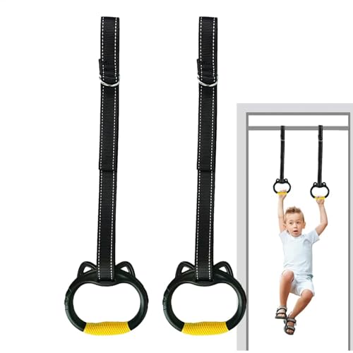 Vgvgaj Ringe für Turnstange Kinder,Turnringe Kinder | Trainingsringe-Set - Gymnastikringe Heimfitnessgeräte Klimmzugstange zur Erhöhung der Körpergröße Vgvgaj Ringe für Turnstange Kinder,Turnringe Kinder | Trainingsringe-Set - Gymnastikringe Heimfitnessgeräte Klimmzugstange zur Erhöhung der Körpergröße von Vgvgaj