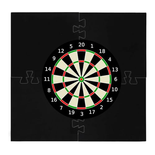 Vgvgaj Wandschutz für Dartscheiben, Dart-Rückwand - 4 Stück gespleißte quadratische Dartscheiben-Rückseite | Stabiler Rand, Wandschutz, Dart-Umrandung für 18-Zoll-Dartboard Vgvgaj Wandschutz für Dartscheiben, Dart-Rückwand - 4 Stück gespleißte quadratische Dartscheiben-Rückseite | Stabiler Rand, Wandschutz, Dart-Umrandung für 18-Zoll-Dartboard von Vgvgaj