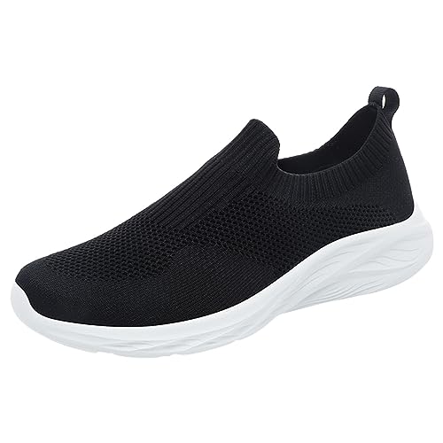 Vhersily Herren-Sneaker zum Einfädeln Herrenschuhe ohne Schnürsenkel Slip on Sneakers Laufschuhe Leichte Laufen Gehen Rutschen Turnschuhe Outdoor Jogging Sportschuhe von Vhersily