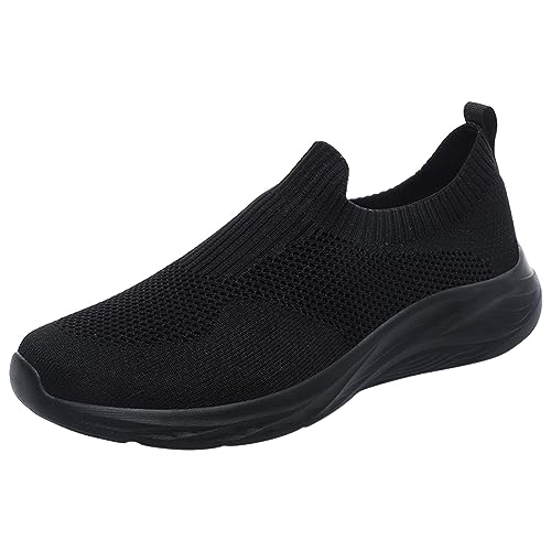 Vhersily Herren-Sneaker zum Einfädeln Herrenschuhe ohne Schnürsenkel Slip on Sneakers Laufschuhe Leichte Laufen Gehen Rutschen Turnschuhe Outdoor Jogging Sportschuhe von Vhersily