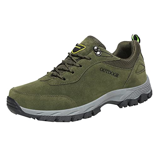 Vhersily Herren-Sportschuhe, modisches Modell, einfarbig, einfache Sohle, dicke, flache Unterseite, bequeme Bergsteiger-Laufschuhe, modische Sneaker von Vhersily