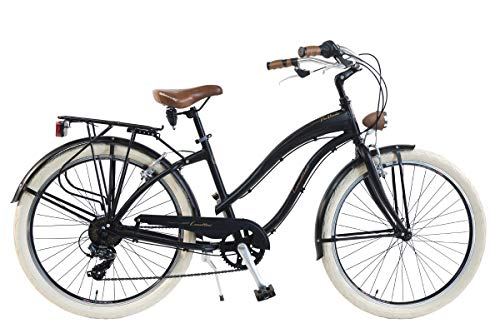 Via Veneto by Canellini Fahrrad Rad Citybike CTB Frau Vintage Retro American Cruiser Alluminium Schwarz Via Veneto by Canellini Fahrrad Rad Citybike CTB Frau Vintage Retro American Cruiser Alluminium Schwarz von Via Veneto by Canellini