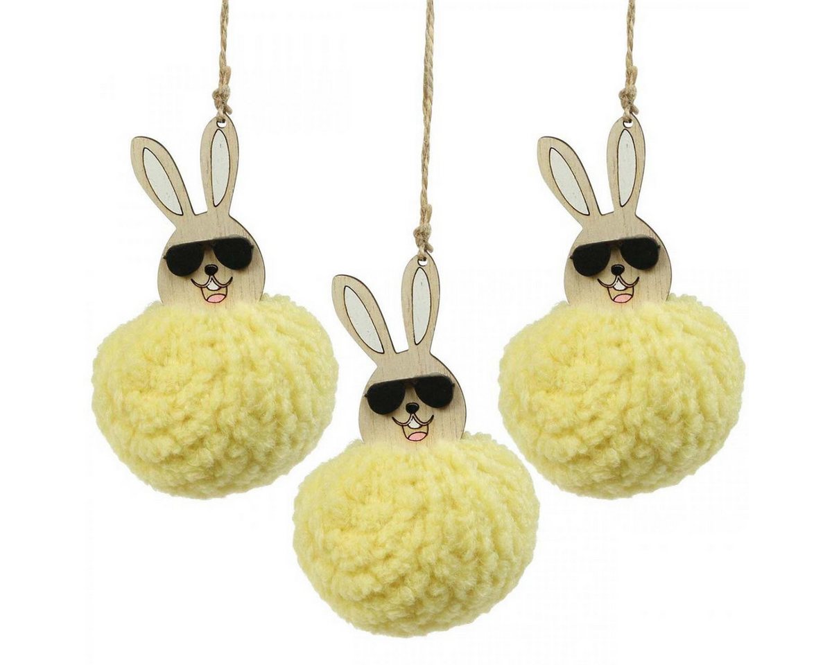Viana Osterhase Dekoanhänger Gelber Puschelhase Osterdeko Set 6 Stück Flauschige Viana Osterhase Dekoanhänger Gelber Puschelhase Osterdeko Set 6 Stück Flauschige von Viana