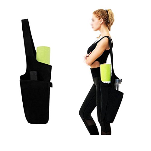 ONEGenug Vianber Yoga Matte Tasche, Faltbare Leinwand Yoga Übung Matte Tote Sling Carrier Schultertasche ONEGenug Vianber Yoga Matte Tasche, Faltbare Leinwand Yoga Übung Matte Tote Sling Carrier Schultertasche von ONEGenug