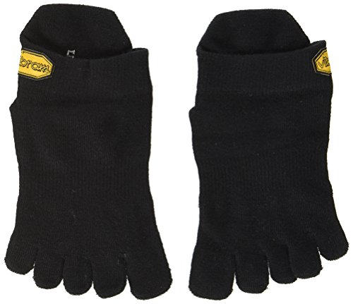 Vibram FiveFingers Herren Athletic No Show Socks, Black, S von Vibram