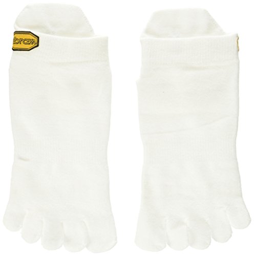 Vibram FiveFingers Athletic No Show Sock, White, L Vibram FiveFingers Athletic No Show Sock, White, L von Vibram