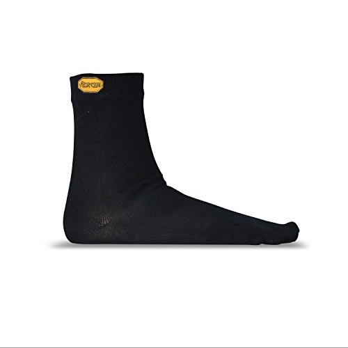 Vibram FiveFingers Herren Wool Blend Crew Socks, Black, S Vibram FiveFingers Herren Wool Blend Crew Socks, Black, S von Vibram