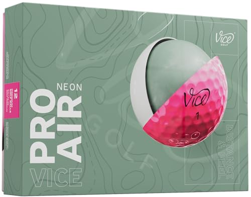 Vice Pro Air Golfbälle (Modell 2025) (Pink) Vice Pro Air Golfbälle (Modell 2025) (Pink) von Vice Golf