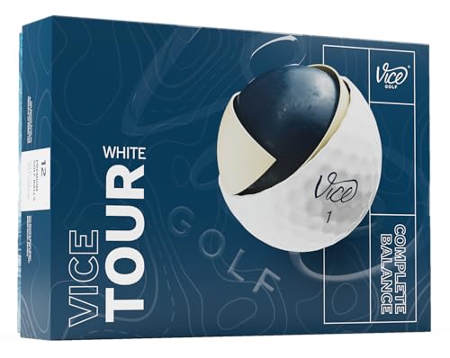 Vice Golf Unisex-Erwachsene VICETOUR2024 Golfbälle, Weiss/opulenter Garten Vice Golf Unisex-Erwachsene VICETOUR2024 Golfbälle, Weiss/opulenter Garten von Vice Golf