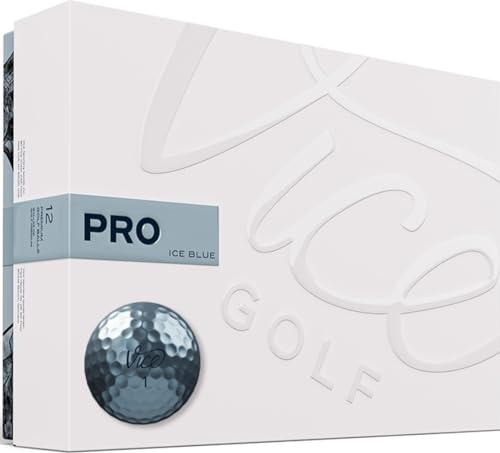Vice Golf Pro Ice Blue | Eigenschaften: 3-teiliges gegossenes Urethan, maximale Kontrolle, hohe Kurze Spieldrehung | Profil: Entwickelt für fortgeschrittene Golfer Vice Golf Pro Ice Blue | Eigenschaften: 3-teiliges gegossenes Urethan, maximale Kontrolle, hohe Kurze Spieldrehung | Profil: Entwickelt für fortgeschrittene Golfer von Vice Golf