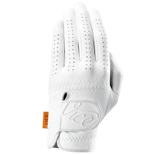 Vice Golf Pure White | Leder Golfhandschuh | Eigenschaften: Direktes Gefühl, Volle Kontrolle, Maximaler Halt, Idealer Komfort | Profil: Für ambitionierte Golfer Vice Golf Pure White | Leder Golfhandschuh | Eigenschaften: Direktes Gefühl, Volle Kontrolle, Maximaler Halt, Idealer Komfort | Profil: Für ambitionierte Golfer von Vice