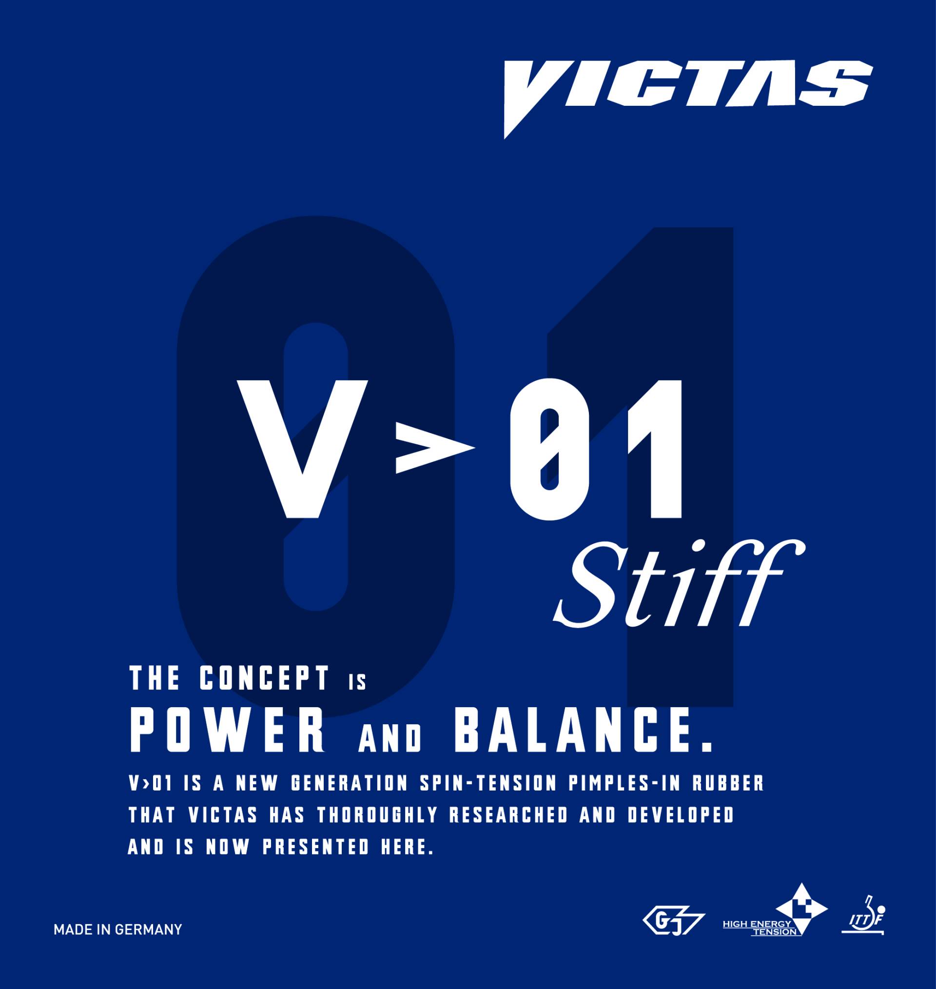 Victas V > 01 Stiff - Tischtennis Belag Victas V > 01 Stiff - Tischtennis Belag von Victas