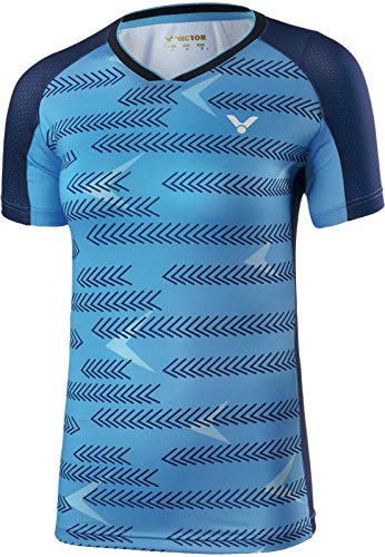 VICTOR Shirt International Female Blue 6649-S von VICTOR