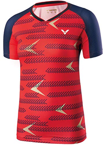 VICTOR Badmintonshirt International Female red 6649 - S VICTOR Badmintonshirt International Female red 6649 - S von VICTOR
