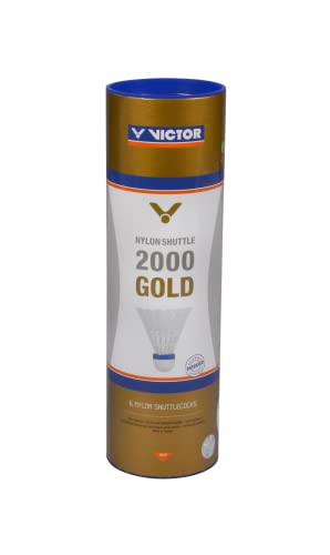VICTOR Nylon Shuttle 2000 Gold-Weiß-Blau VICTOR Nylon Shuttle 2000 Gold-Weiß-Blau von VICTOR