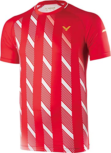 VICTOR Badmintonshirt Denmark Unisex rot 6599 - L VICTOR Badmintonshirt Denmark Unisex rot 6599 - L von VICTOR