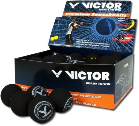 Victor Squashbälle 6er sehr langam , doppelgelb II Victor Squashbälle 6er sehr langam , doppelgelb II von VICTOR