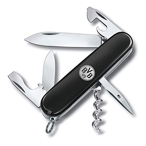 VICTORINOX Taschenmesser Spartan BVB Edition, 12 Funktionen, Swiss Made, Multitool mit großer Kling und Korkenzieher, Schwarz/Silber VICTORINOX Taschenmesser Spartan BVB Edition, 12 Funktionen, Swiss Made, Multitool mit großer Kling und Korkenzieher, Schwarz/Silber von Victorinox