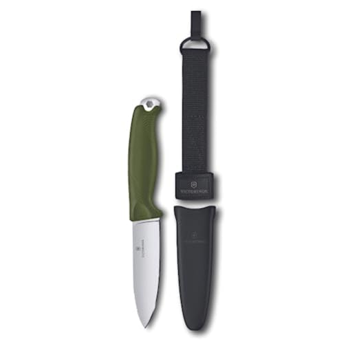VICTORINOX Taschenmesser Venture, 5 Funktionen, Swiss Made, Feststehendes Outdoor Messer inkl. 10,5 cm Klinge und Sechskantloch, Full Tang, Olivgrün VICTORINOX Taschenmesser Venture, 5 Funktionen, Swiss Made, Feststehendes Outdoor Messer inkl. 10,5 cm Klinge und Sechskantloch, Full Tang, Olivgrün von Victorinox