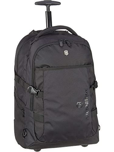 VICTORINOX Vx Sport EVO Backpack on Wheels, Rucksack mit Trolley-Funktion, Damen/Herren, 16 Zoll Laptopfach, 10 Zoll Tabletfach, 37 l, Schwarz VICTORINOX Vx Sport EVO Backpack on Wheels, Rucksack mit Trolley-Funktion, Damen/Herren, 16 Zoll Laptopfach, 10 Zoll Tabletfach, 37 l, Schwarz von Victorinox