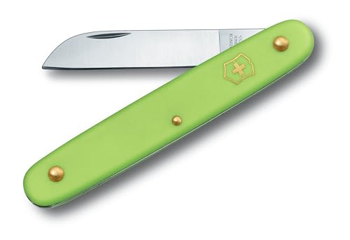 Victorinox Blumenmesser, Garten, Schweizer Taschenmesser, Gärtner und Floristen, Klinge, gerade, hellgrün Victorinox Blumenmesser, Garten, Schweizer Taschenmesser, Gärtner und Floristen, Klinge, gerade, hellgrün von Victorinox
