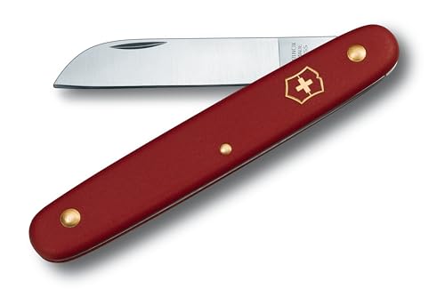 Victorinox Blumenmesser, Garten, Schweizer Taschenmesser, Gärtner und Floristen, Klinge, gerade, rot Victorinox Blumenmesser, Garten, Schweizer Taschenmesser, Gärtner und Floristen, Klinge, gerade, rot von Victorinox