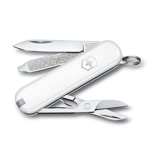 Victorinox Schweizer Taschenmesser, Klein, Classic SD, Multitool, Swiss Army Knife, Geschenk, 7 Funktionen, Klinge, Nagelfeile, Weiss Victorinox Schweizer Taschenmesser, Klein, Classic SD, Multitool, Swiss Army Knife, Geschenk, 7 Funktionen, Klinge, Nagelfeile, Weiss von Victorinox