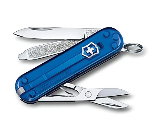 Victorinox, Schweizer Taschenmesser, Classic SD, Multitool, Swiss Army Knife mit 7 Funktionen, Klinge, klein, Nagelfeile, Schraubendreher 2.5 mm von Victorinox