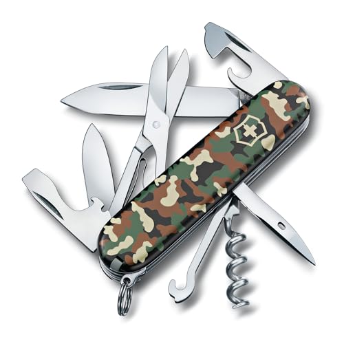 Victorinox Schweizer Taschenmesser, Climber, Multitool, Swiss Army Knife, 14 Funktionen, Klinge, Korkenzieher, Camouflage Victorinox Schweizer Taschenmesser, Climber, Multitool, Swiss Army Knife, 14 Funktionen, Klinge, Korkenzieher, Camouflage von Victorinox