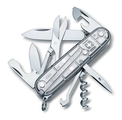 Victorinox, Schweizer Taschenmesser, Climber, Multitool, Swiss Army Knife mit 14 Funktionen, Klinge, gross, Korkenzieher, Dosenöffner von Victorinox