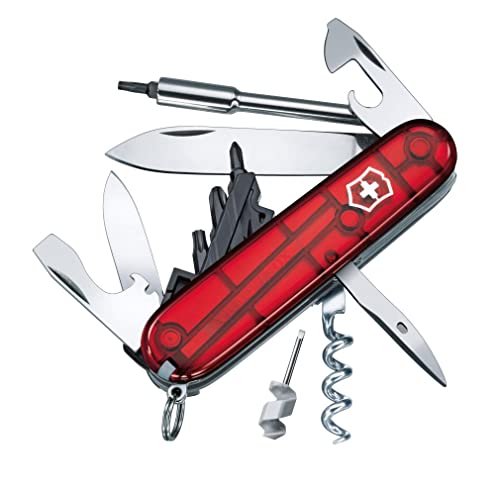 Victorinox, Schweizer Taschenmesser, Cyber Tool S, Multitool, Swiss Army Knife mit 27 Funktionen, Klinge, gross, Korkenzieher, Mini-Schraubendreher 1.5 mm von Victorinox