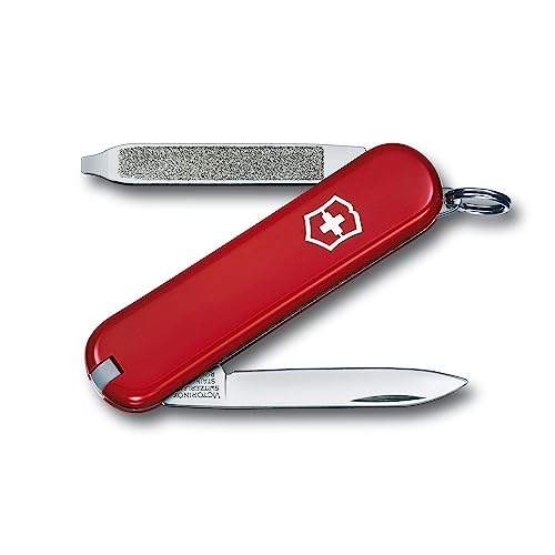 Victorinox Schweizer Taschenmesser Klein, Escort, Multitool, Swiss Army Knife, 6 Funktionen, Klinge, Schraubendreher 2.5 mm, Ring Victorinox Schweizer Taschenmesser Klein, Escort, Multitool, Swiss Army Knife, 6 Funktionen, Klinge, Schraubendreher 2.5 mm, Ring von Victorinox