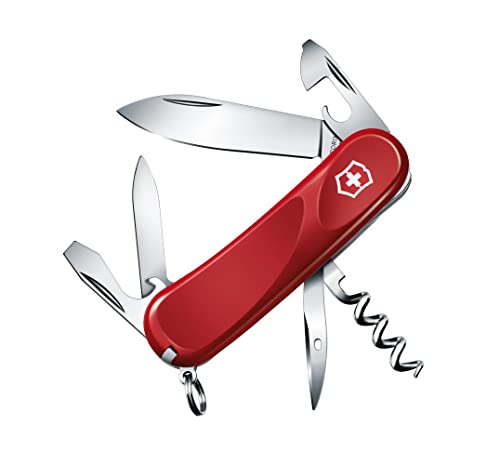 Victorinox Schweizer Taschenmesser, Evolution 10, Multitool, Swiss Army Knife mit 13 Funktionen, Klinge, Dosenöffner, Schraubendreher 3 mm, Rot Victorinox Schweizer Taschenmesser, Evolution 10, Multitool, Swiss Army Knife mit 13 Funktionen, Klinge, Dosenöffner, Schraubendreher 3 mm, Rot von Victorinox