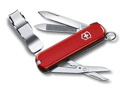 Victorinox Schweizer Taschenmesser, Nail Clip 580, Multitool, Maniküre, Pediküre, 8 Funktionen, Kleine Klinge, Nagelfeile, Rot Victorinox Schweizer Taschenmesser, Nail Clip 580, Multitool, Maniküre, Pediküre, 8 Funktionen, Kleine Klinge, Nagelfeile, Rot von Victorinox