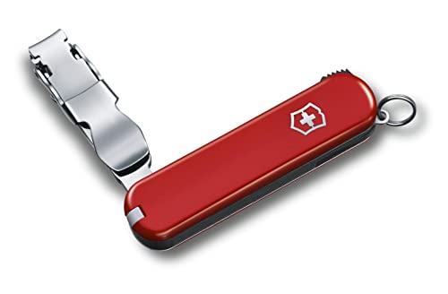 Victorinox, Schweizer Taschenmesser, Nail Clip 582, Multitool, 4 Funktionen, Nagelknipser, Pinzette, Zahnstocher von Victorinox