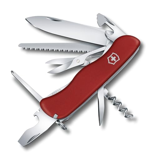 Victorinox, Schweizer Taschenmesser, Outrider, Multitool, Swiss Army Knife mit 14 Funktionen, Klinge, gross, Dosenöffner, Schraubendreher 3 mm, Feststellklinge von Victorinox