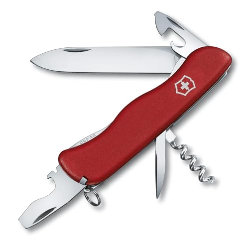 Victorinox, Schweizer Taschenmesser, Picknicker, Multitool, Swiss Army Knife mit 11 Funktionen, Klinge, gross, Dosenöffner, Schraubendreher 3 mm, Feststellklinge von Victorinox